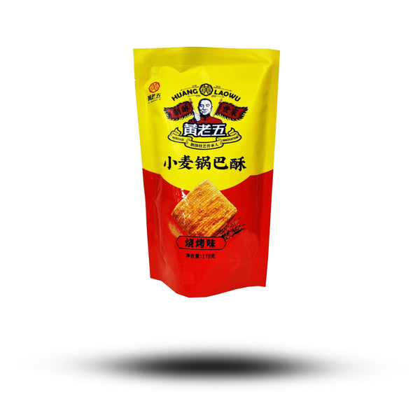 Huang Lao Wu Wheat Crust BBQ Flavour 60g
