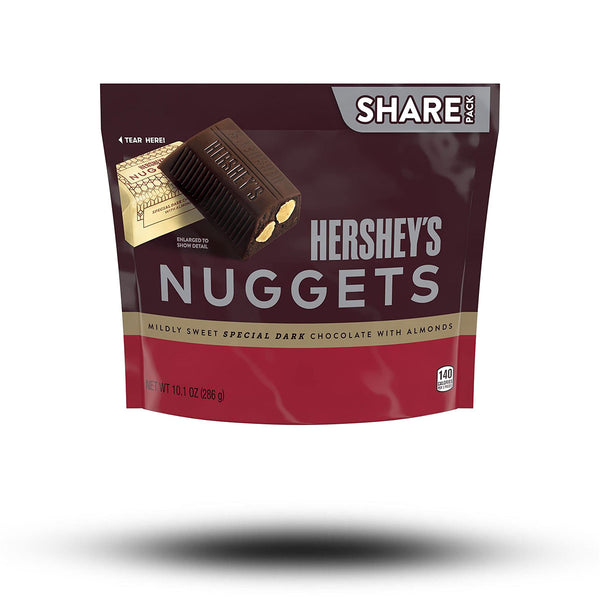 Hersheys Nuggets Special Dark with Almonds Share Pack 286g