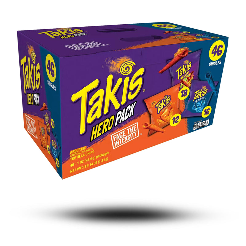 Takis Hero Pack (46 x 28,3g) MHD:06.12.23