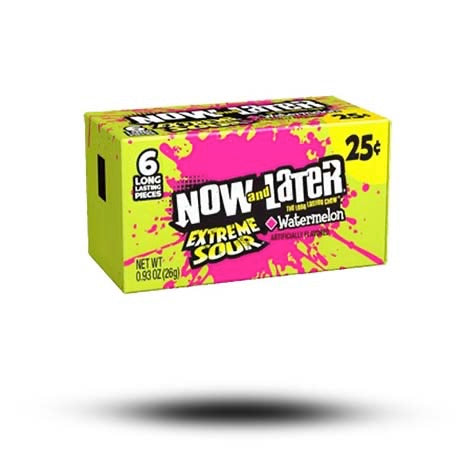 Now & Later Extreme Sour Watermelon 26g