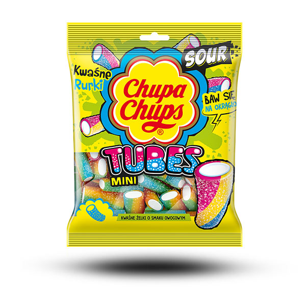 Chupa Chups Sour Tubes Mini 90g