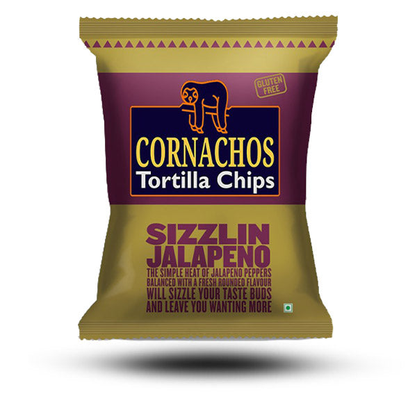 Cornachos Tortilla Chips Sizzlin Jalapeno 150g