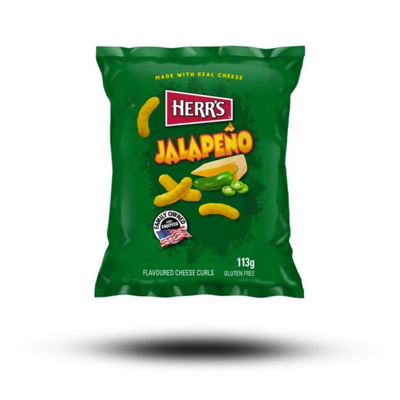 Herrs Jalapeno Popper Cheese Curls 113g