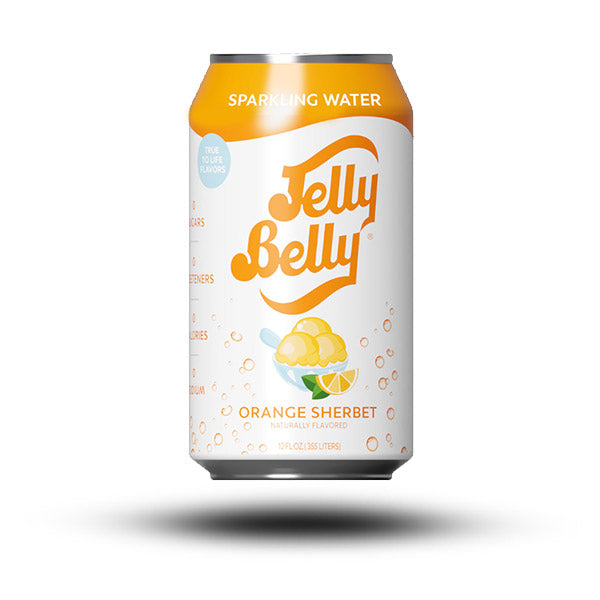 Getränke aus aller Welt, amerikanische Getränke, American Drinks, Drinks aus aller Welt, Jelly Belly Orange Sherbet Sparkling Water