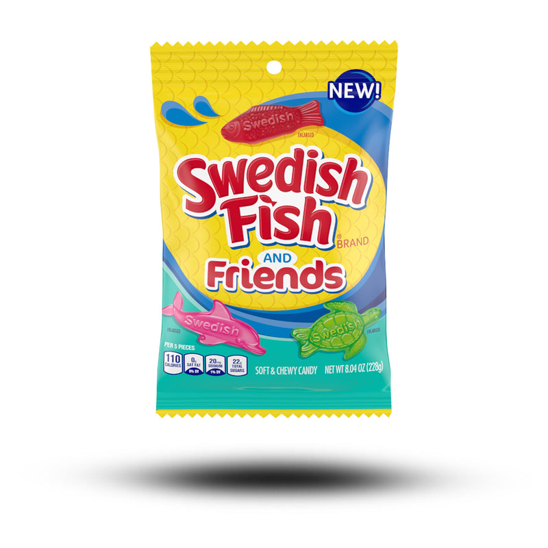 Swedish Fish And Friends 228g