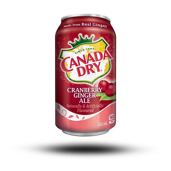 amerikanische Getränke, Getränke aus aller Welt, internationale Getränke, amerikanische Drinks, Drinks aus aller Welt, Canada Dry Cranberry Ginger Ale