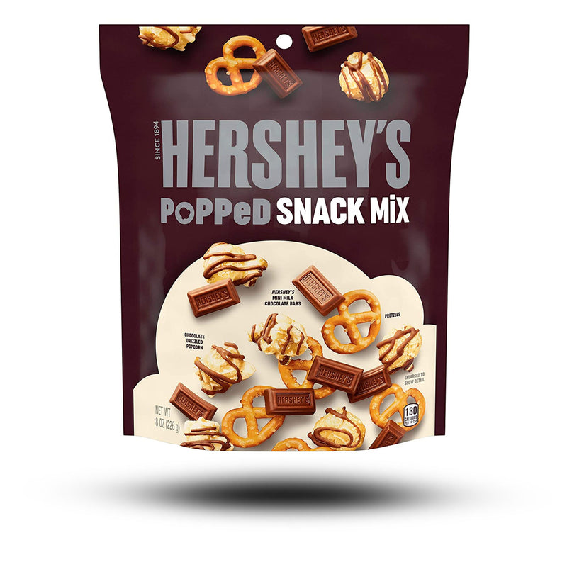 Hersheys Chocolate Popped Snack Mix 226g