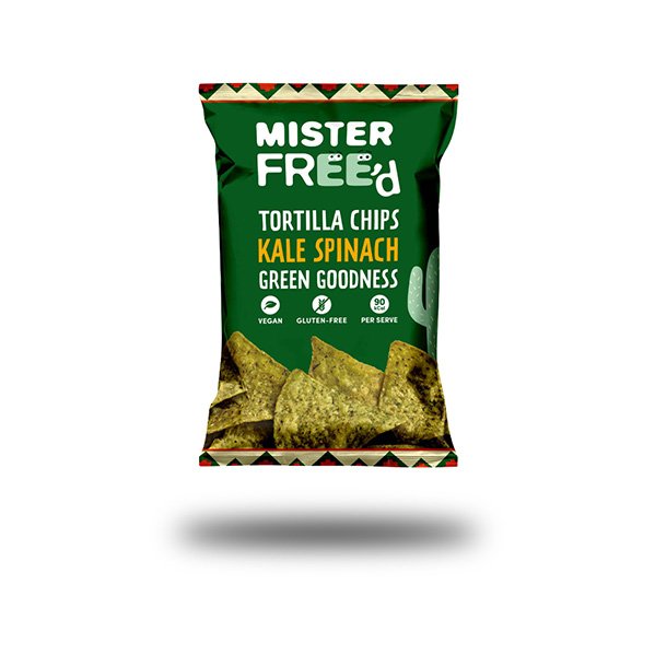 Tortilla Chips - Kale Spinach Green Goodness 135g